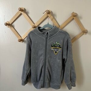 Kids Gray Zip-Up Jacket